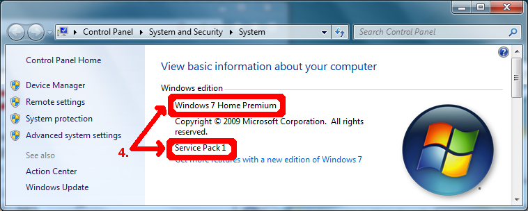 Finding Windows version - Windows 7